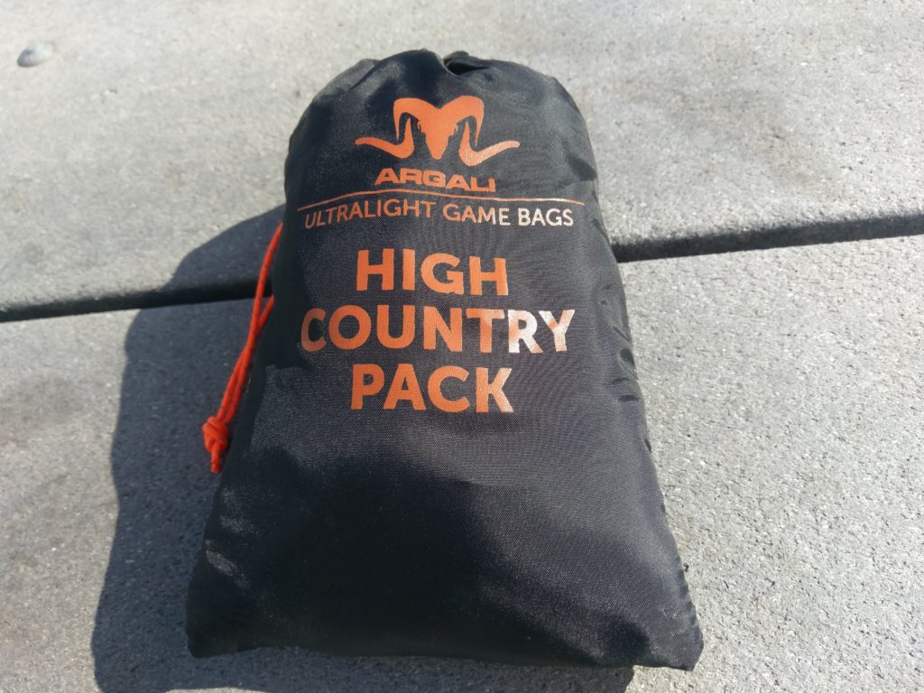 Argali High Country Pack Ultralight Game Meat Bags