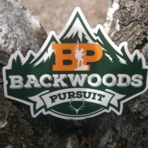 Backwoods Pursuit Die Cut Sticker