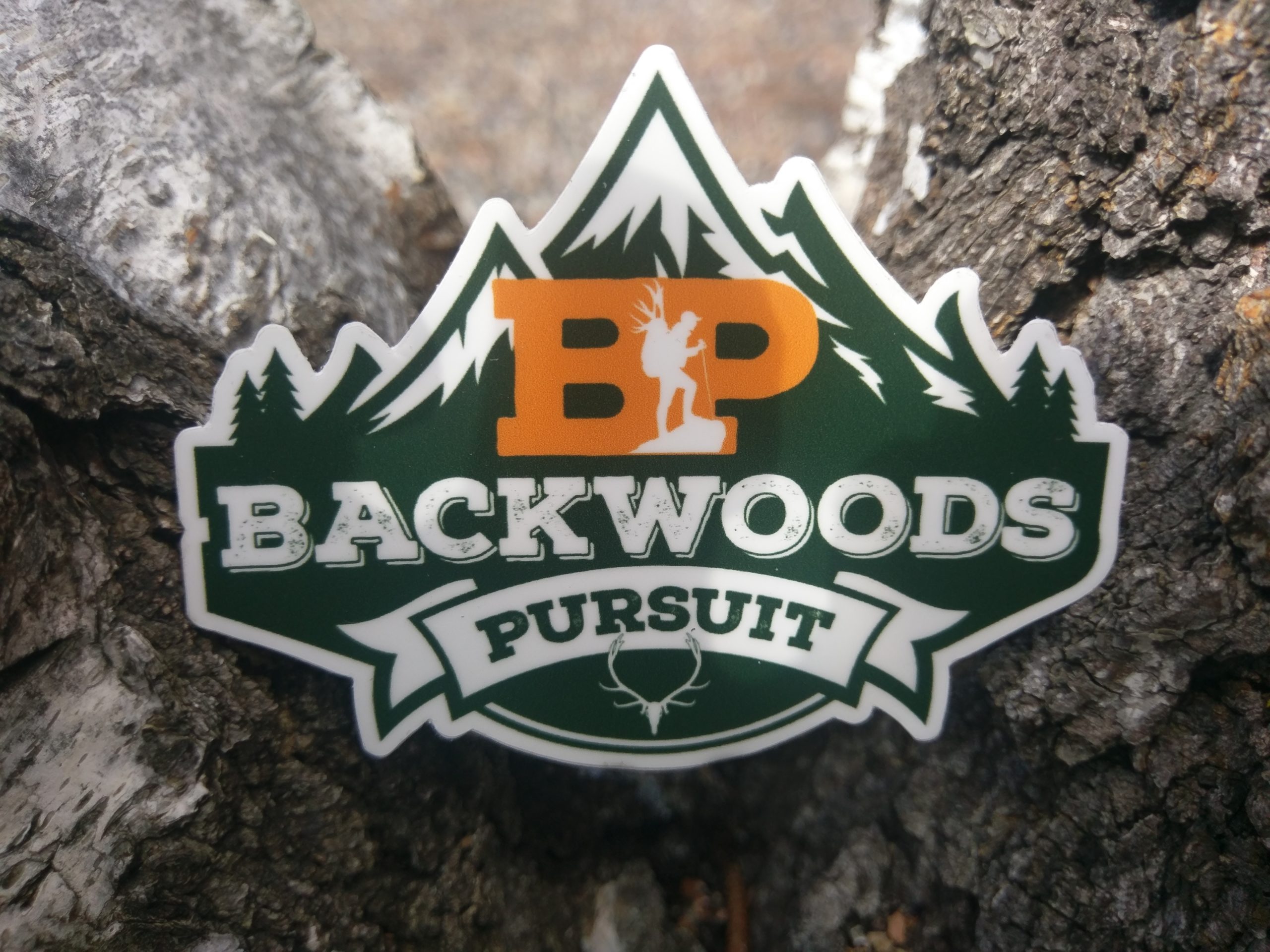 Backwoods Pursuit Die Cut Sticker