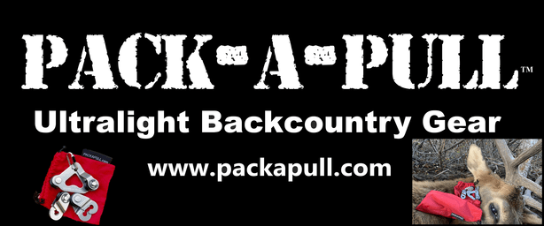 Ad Graphic for Pack-A-Pull Ultralight Backcountry Gear