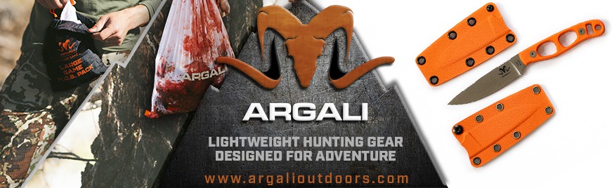 Ad Graphic for Argali Lightweight Hunting Gear