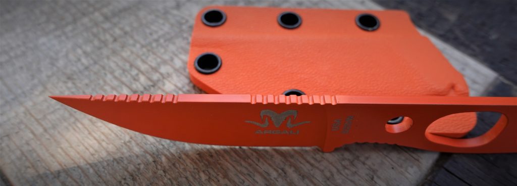 Argali Carbon Knife Orange