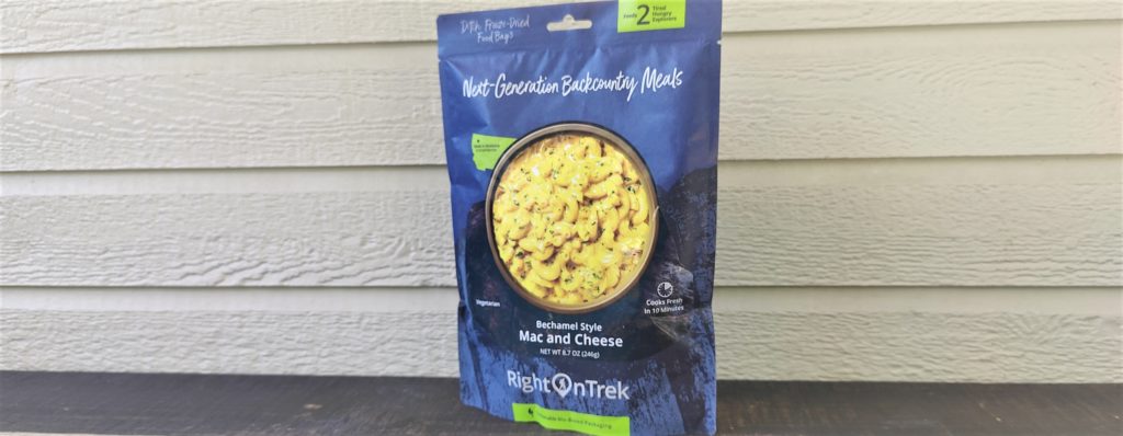 Rightontrek meals review - Bechamel Style Mac and Cheese