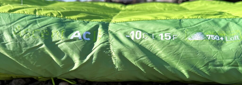 Sea to Summit Ascent Sleeping Bag Review