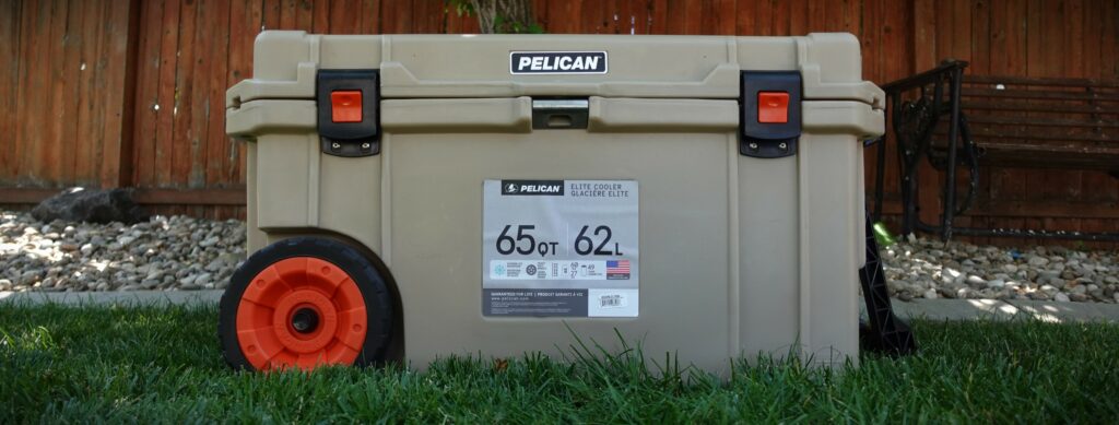 Pelican 65qt wheeled Cooler - Best Coolers for camping, hunting, fishing, and best cooler for the money