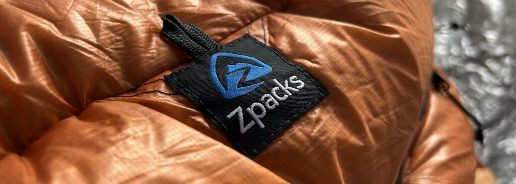 Zpacks zip around sleeping bag review