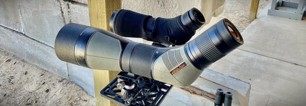 Athlon Ares Spotting Scope comparison.  Ares 65mm vs 85mm spotting scopes.