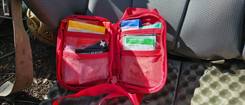 My Medic first aid kit. Best first aid kits for hunting, hiking, backpacking and your car.  Hiking first aid kit.