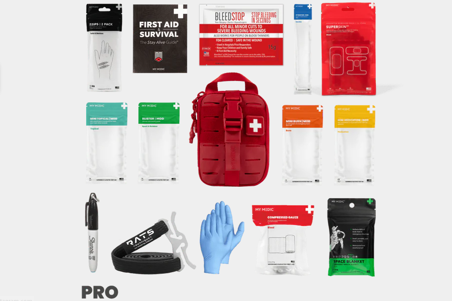Mymedic Sidekick First Aid Kit - Best First Aid Kit for hunting, hiking and backpacking.