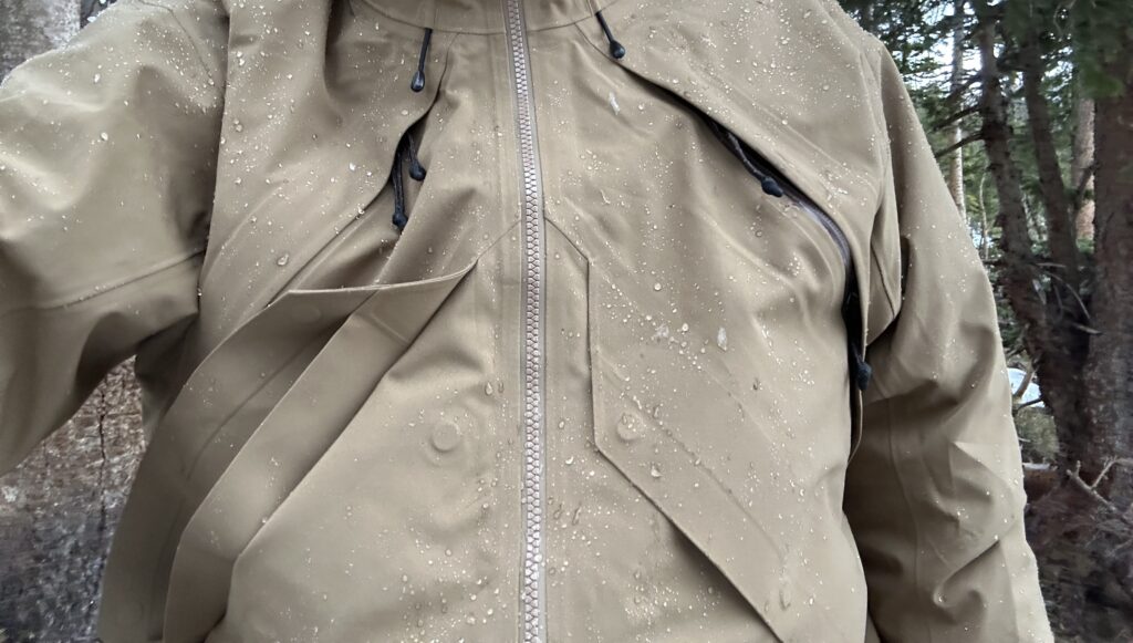 First Lite rain gear - First Lite Omen Stormshelter review