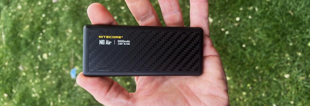 Nitecore NB Air ultralight 5000 mAh power bank.