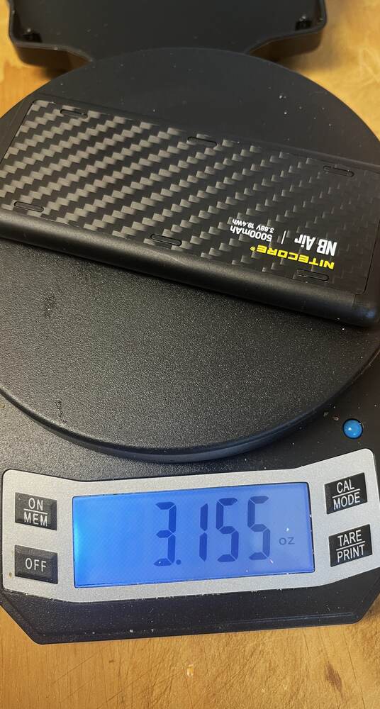 Nighcore NB Air ultralight 5000 mAh power bank.
