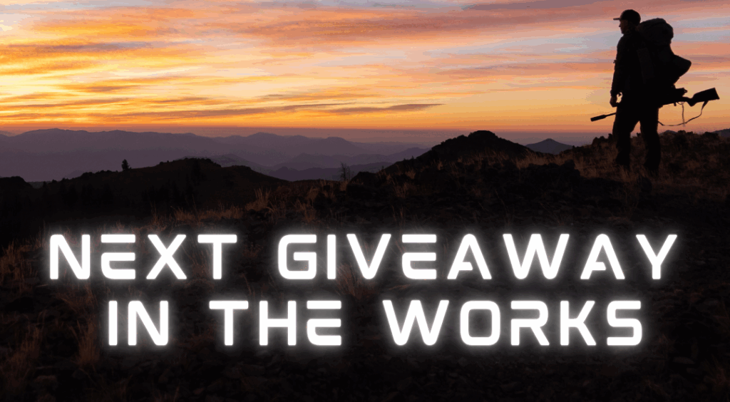 Giveaway coming soon