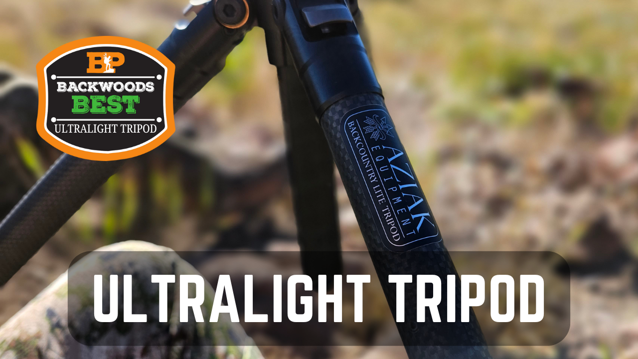 Backwoods Best ultralight tripod - Aziak Backcountry Lite tripod