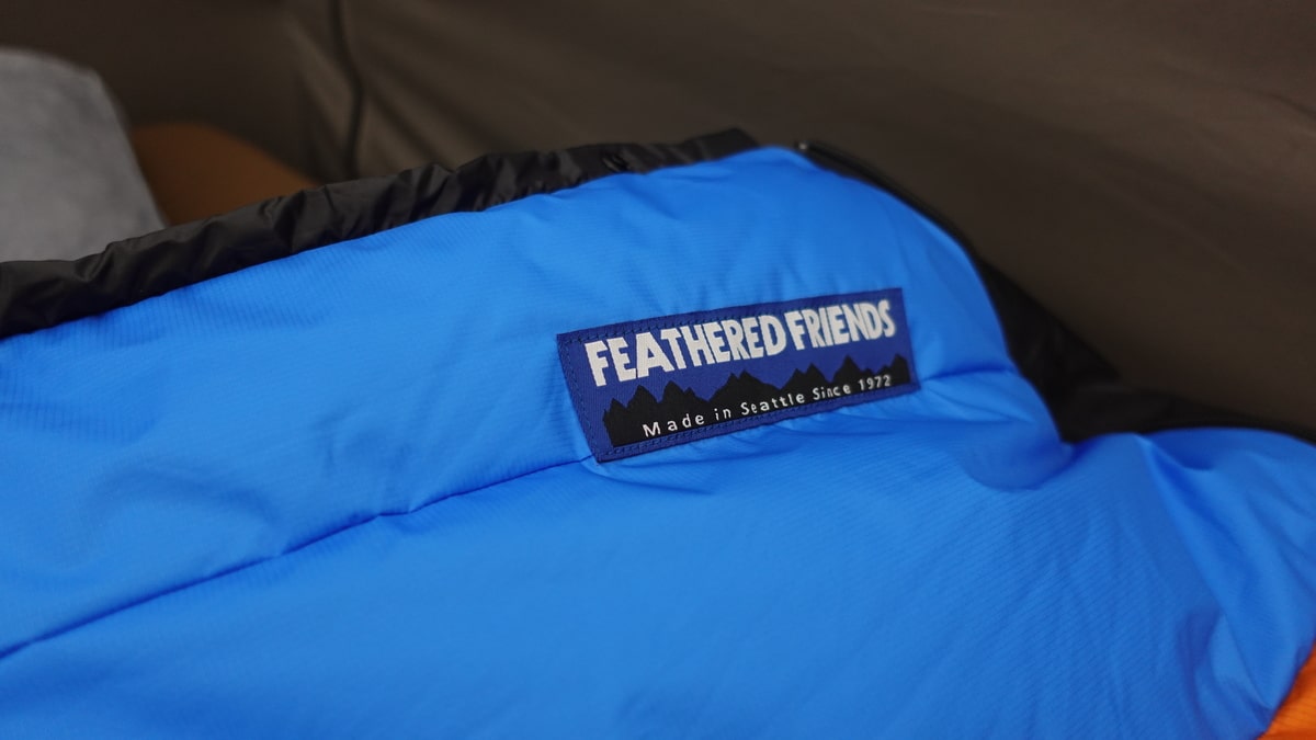 Feathered Friends Ibis ES sleeping bag review