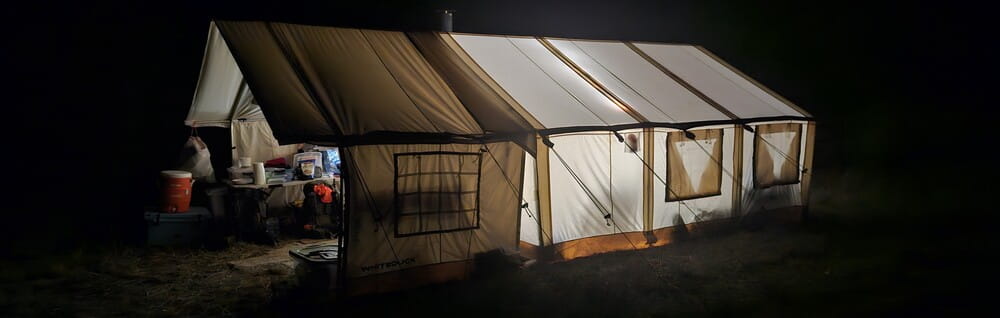 White Duck Alpha wall tent review. White Duck tents