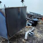 Seek Outside Big Mama titanium wood stove