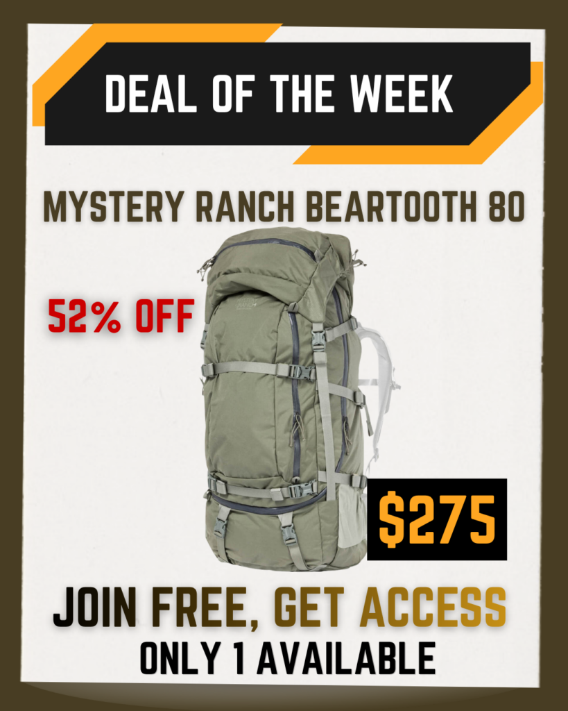 Deal of the Week - Mystery Ranch Beartooth 80 Pack
