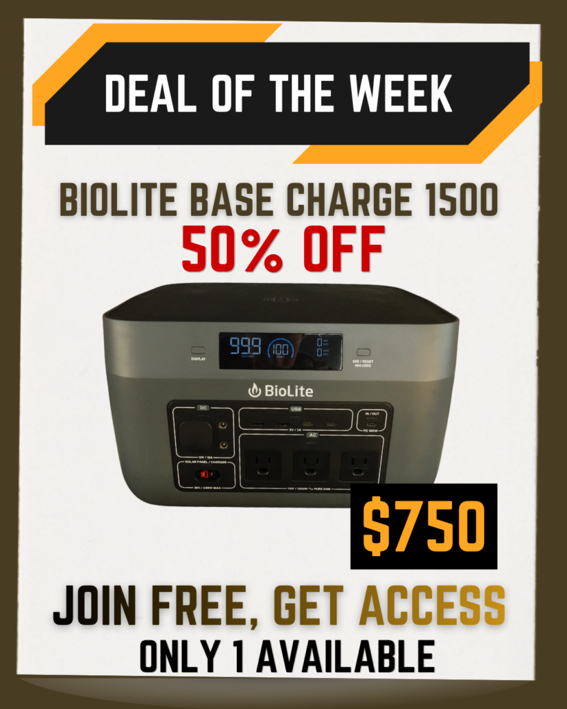 Biolite Base Charge 1500 - Deal of the Week